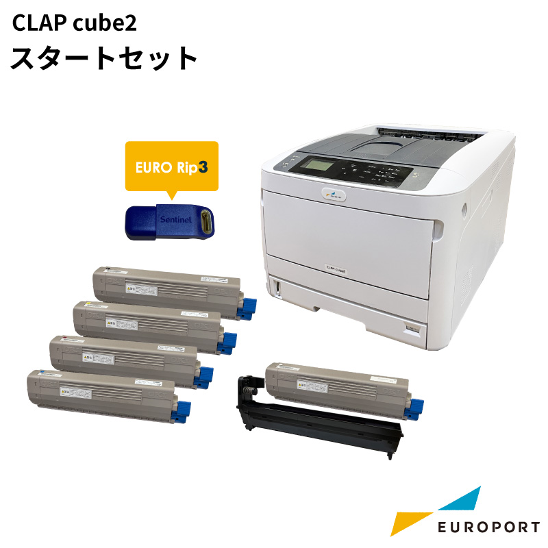 カットレスプリンター CLAP cube2 スタートセット ユーロポートオリジナル CLAPC2-ST-SET