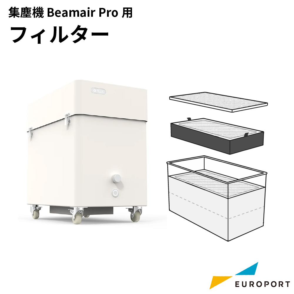 FLUX レーザー加工機用集塵機 Beam Air PRO用フィルター（プレ/中間/高機能フィルター） MBT-filt-BaP