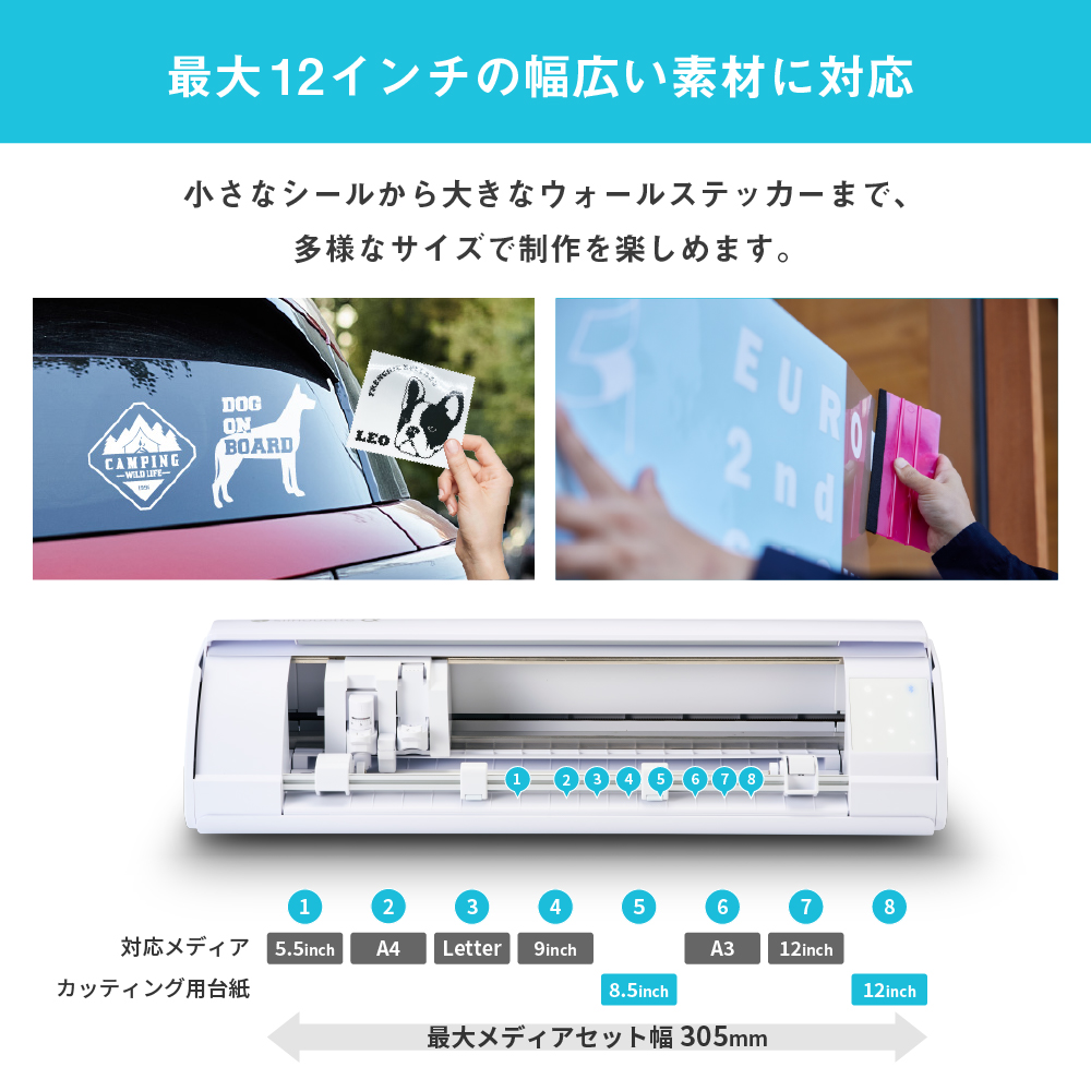 シルエットカメオ5アルファ (Silhouette CAMEO5α) 小型カッティング