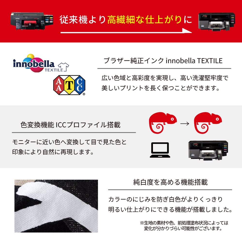 ガーメントプリンター GTX300NC ブラザー DTFプリント | ユーロポート