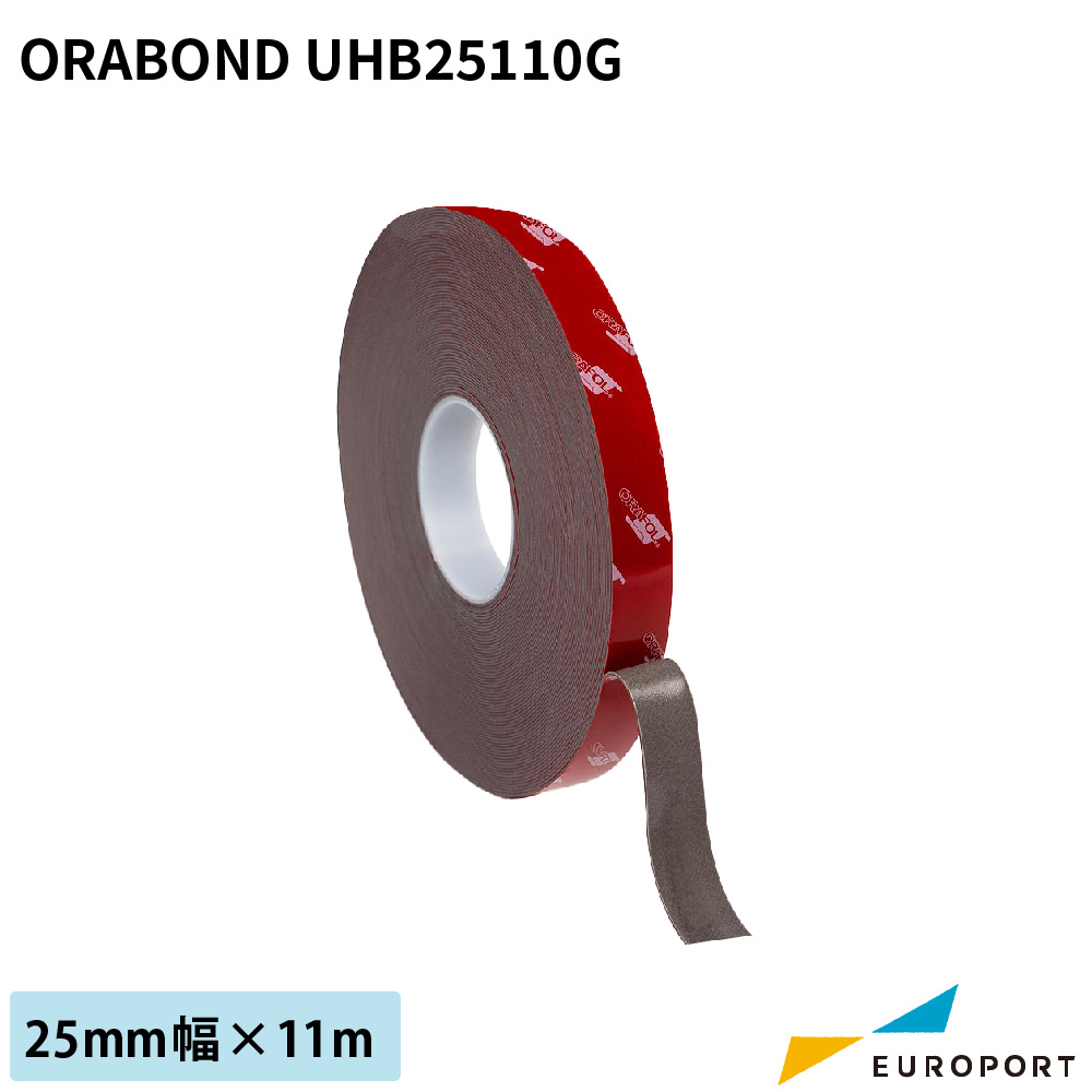 ORABOND プロ用両面テープ 25mm幅×11mロール 1.1mm厚 ORAFOL [UHB25110G]
