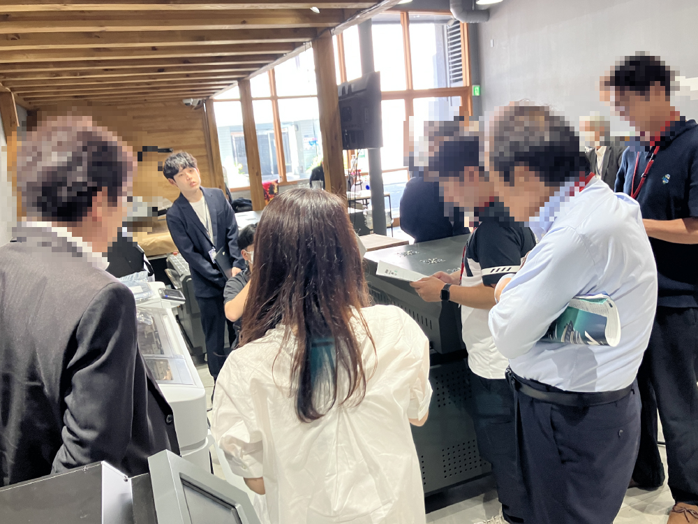 実演の様子