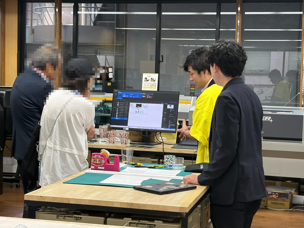 接客の様子