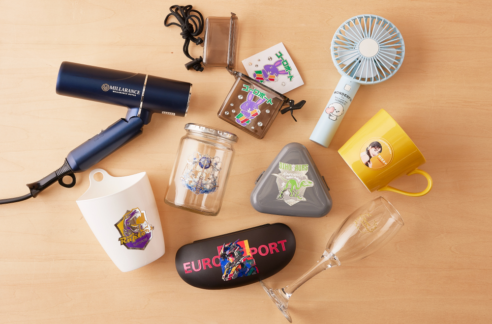 UVDTFプリントのサンプル