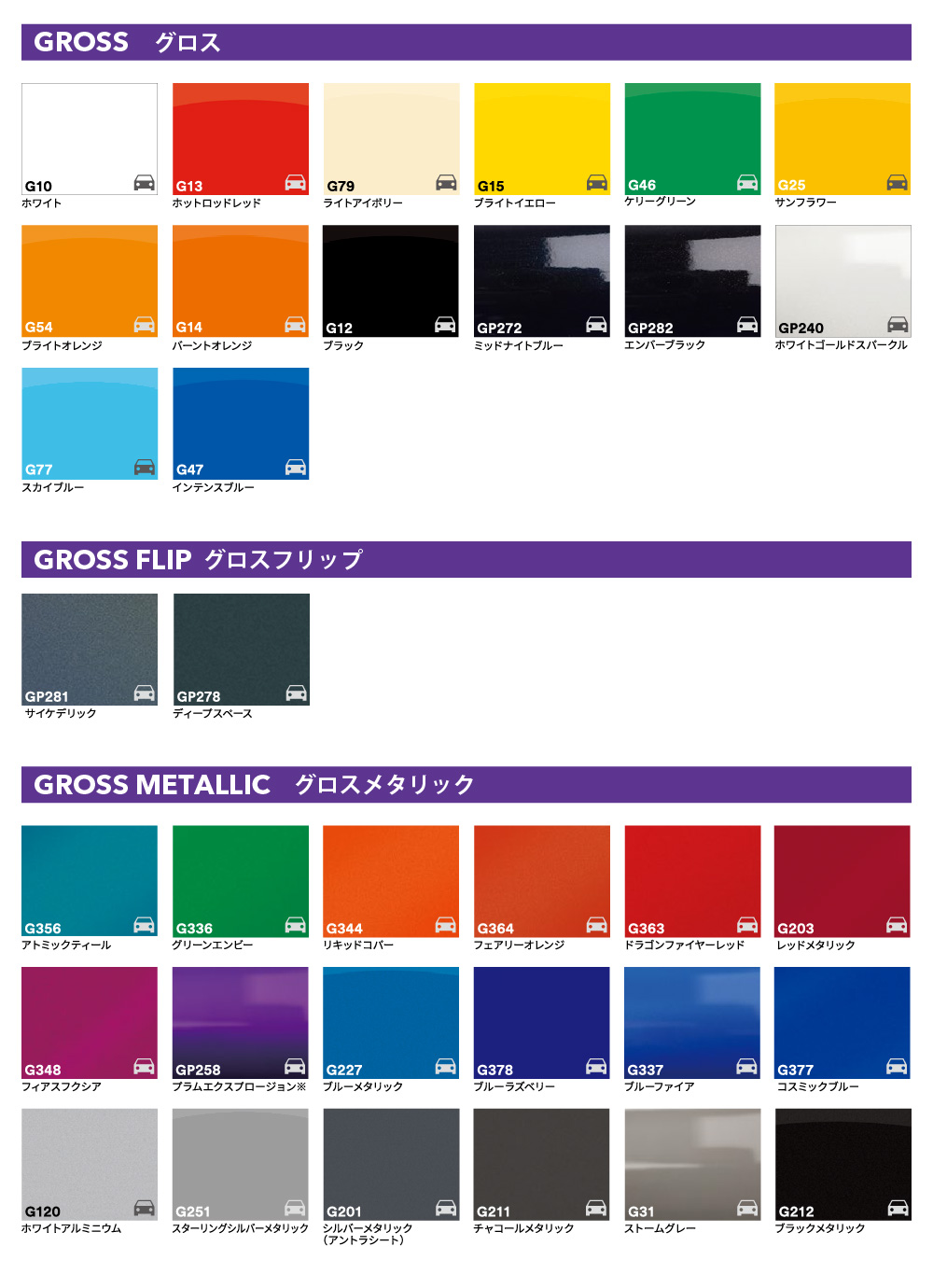 3M 2080シリーズ カラーバリエーション