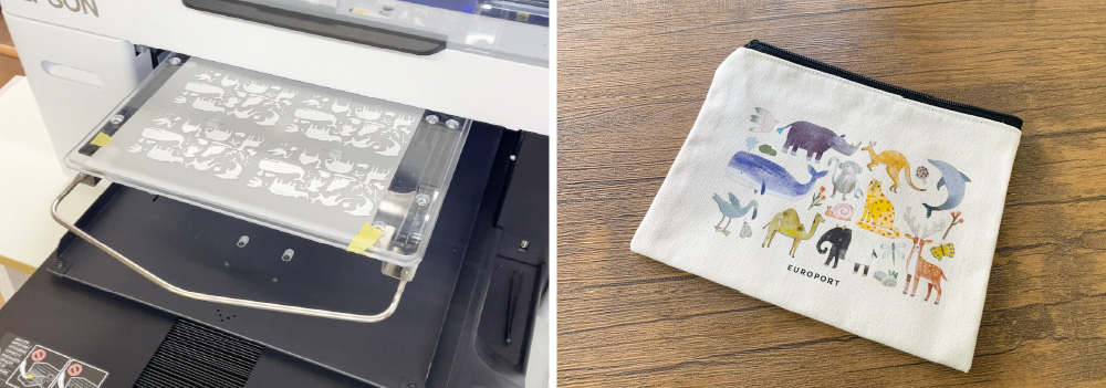 フィルム印刷の様子