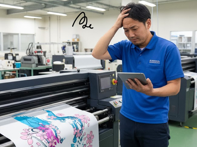 DTFプリンターのトラブル