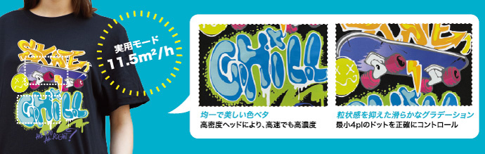 DTFプリンターの印刷画質