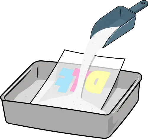 ステップ3: パウダーを塗布