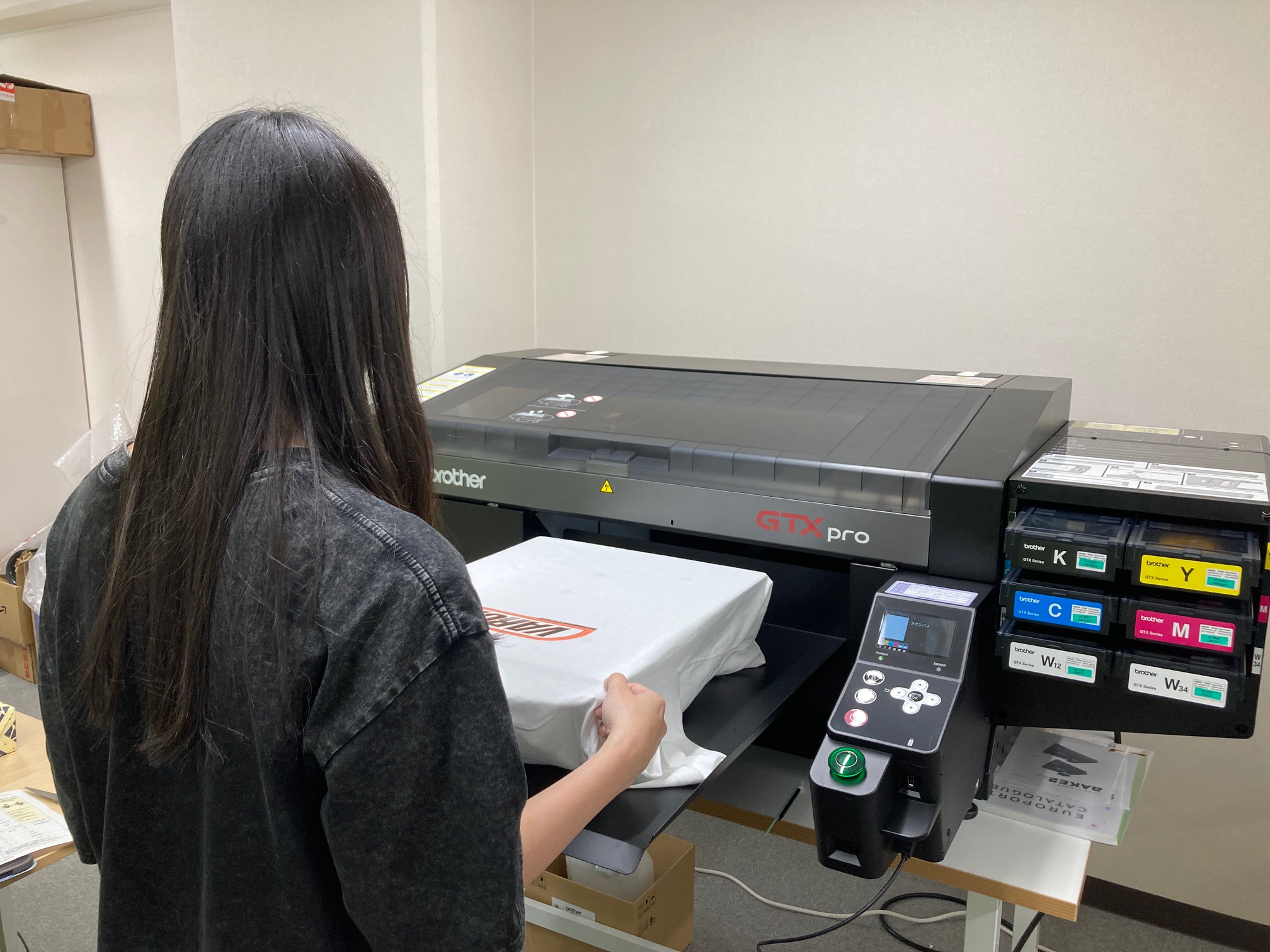 機械導入の様子