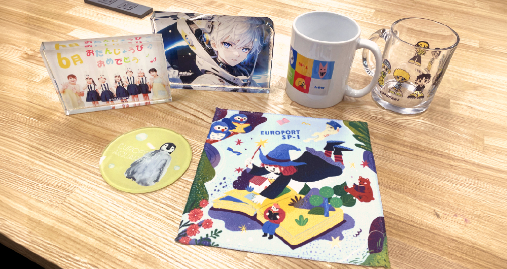 SP-1で作れるオリジナルグッズ一覧