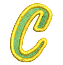 2カラー(2色)フォント