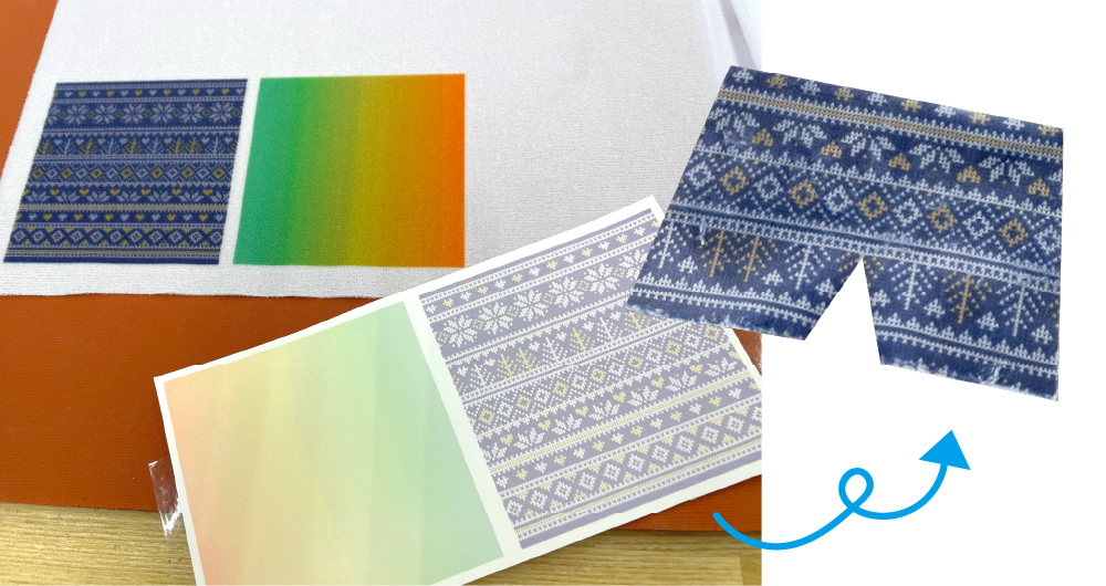 推しぬい衣装の印刷&昇華転写が完了