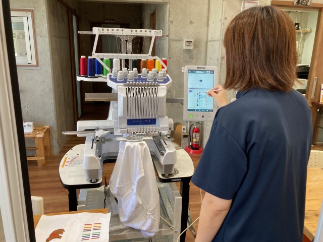 機械導入の様子