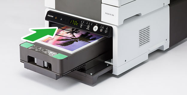 ガーメントプリンター Ri100(A4トレイ同梱) RICOH 搬入料込み