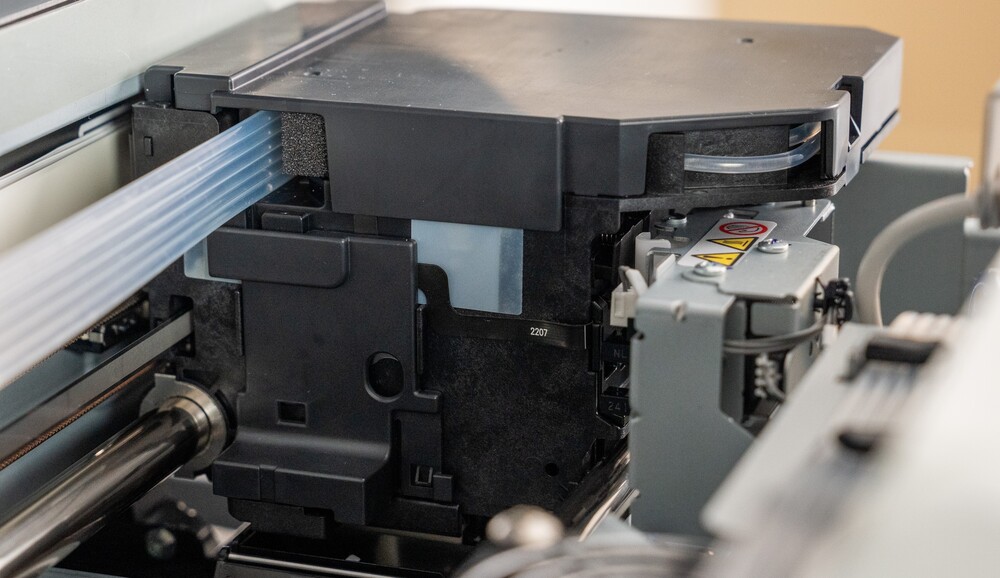 Ri4000のポリエステル素材への印刷