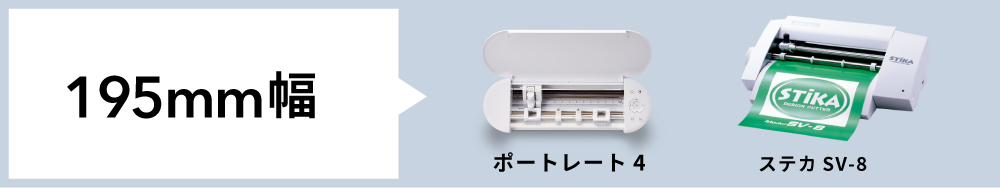 ステッカーシート20cm幅 ステカSV-8対応サイズ