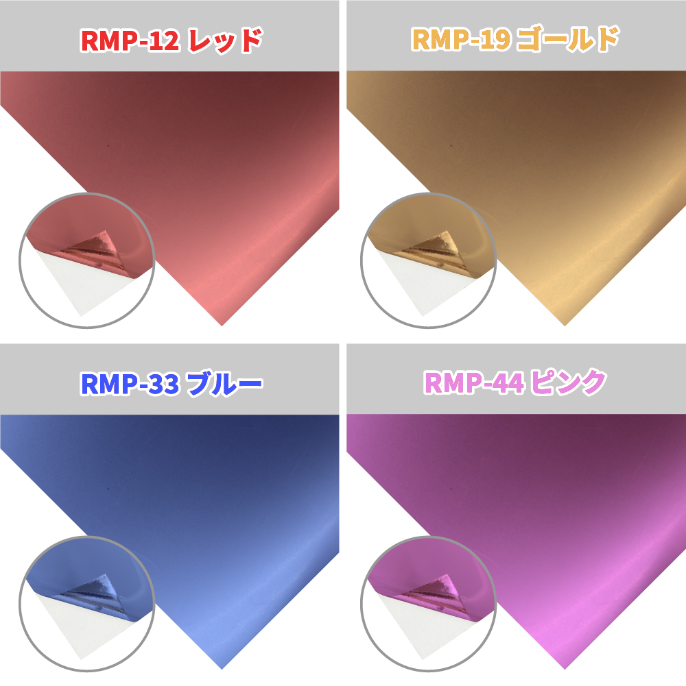 アイコンと色チップ