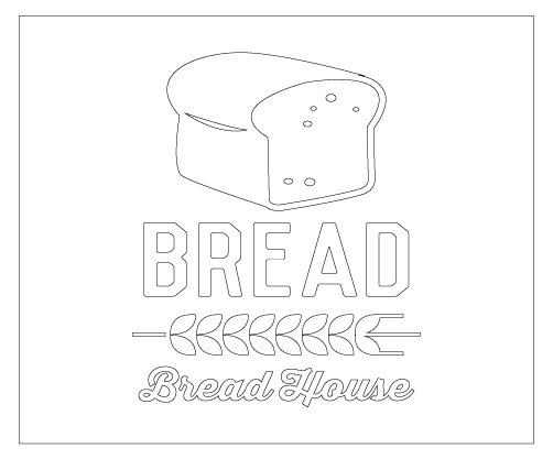 自作のBREADロゴのパスデータ