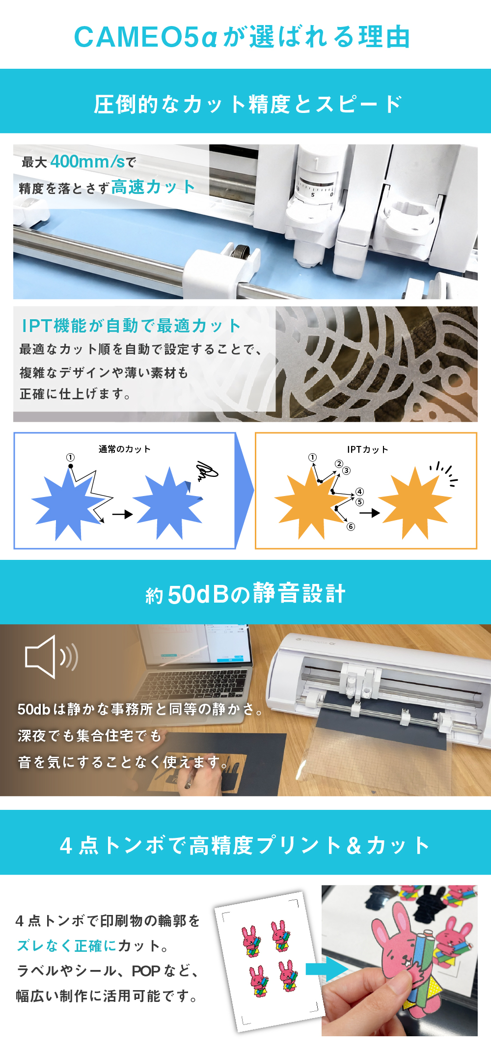 カメオ5aが選ばれる理由１