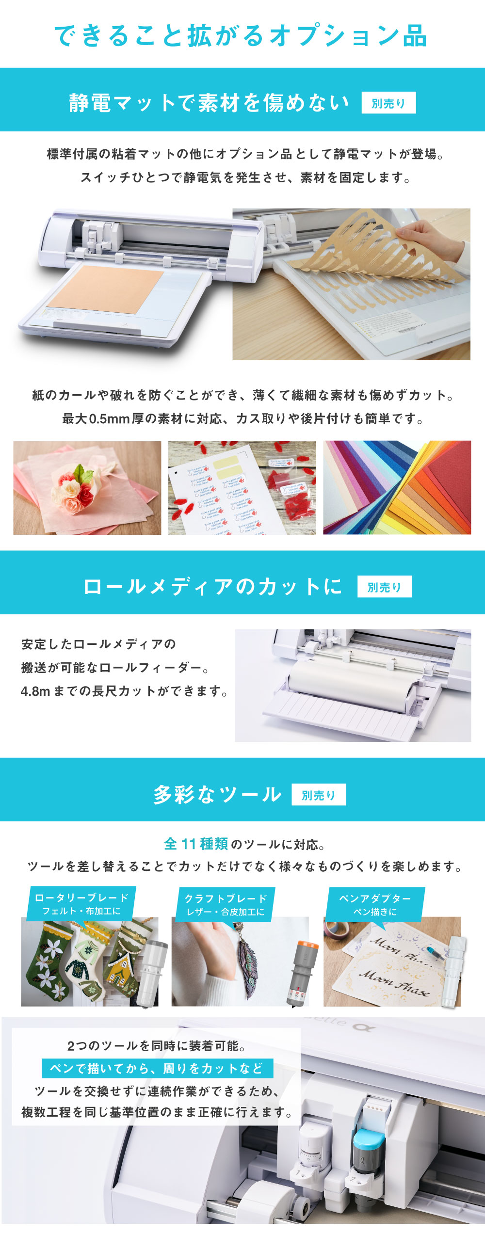 カメオ5aのオプション品