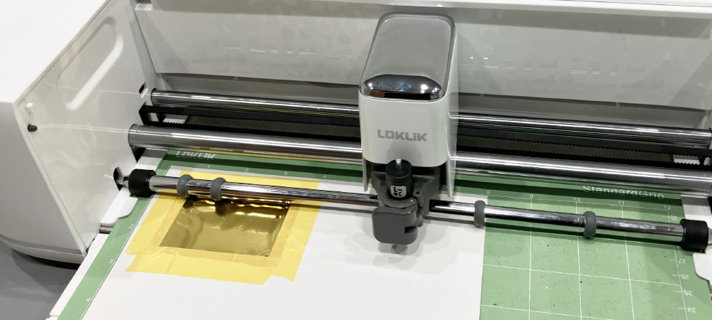 iCraftで箔押しスタート