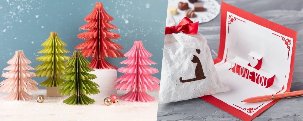 ペーパークラフト、グリーティングカードの画像