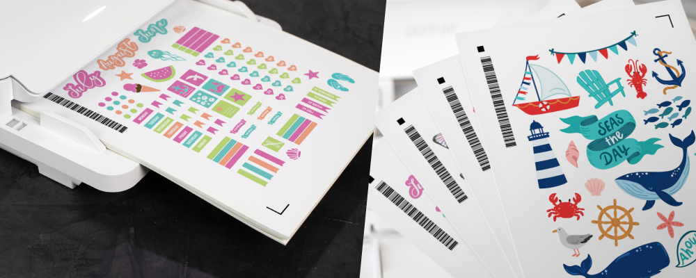 トンボとプリント&カットの画像