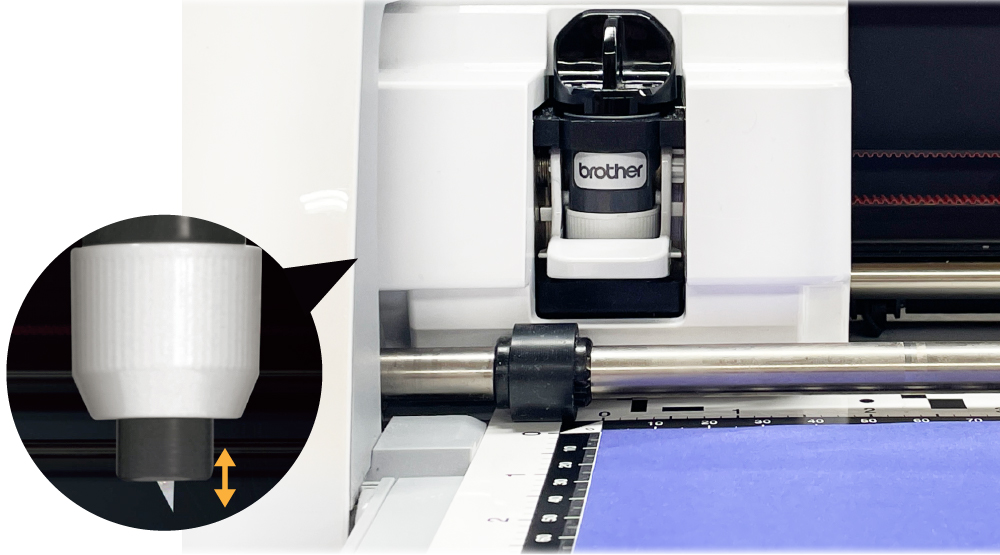 自動替え刃ときれいにカットしている様子