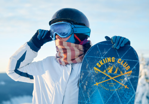 ウィンタースポーツ用品へカスタマイズ