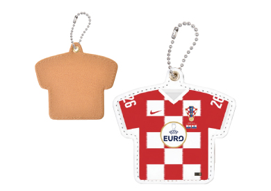 レザーキーホルダー　ユニフォーム型