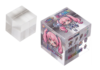 アクリルブロック キューブ型