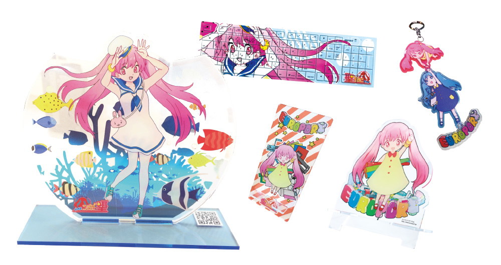 UJFで制作できるグッズ例