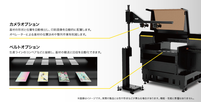 印刷工程の自動化を実現するオプションをラインアップ