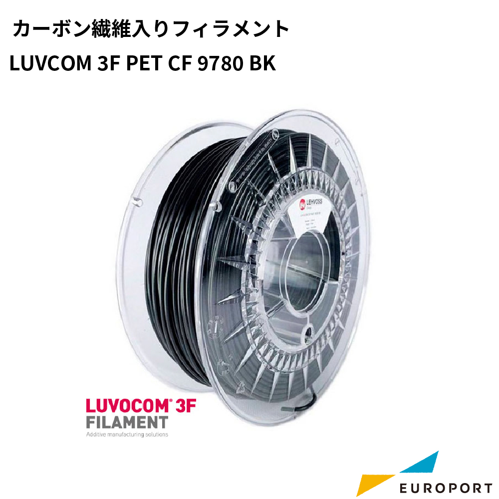 武藤工業 MF-900用 カーボン繊維入りフィラメント LUVCOM 3F PET CF 9780 BK [VJ-1U021761]