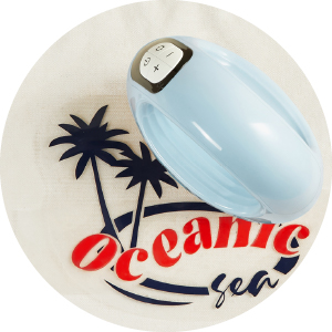 ワンポイントへの圧着